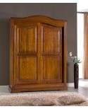 Armadio a 2 porte scorrevoli legno massello vari colori L 180
