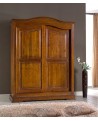 Armadio a 2 porte scorrevoli legno massello vari colori