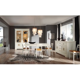 SALA COMPLETA IN LEGNO MASSELLO VARI COLORI