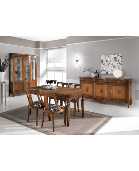 SALA COMPLETA IN LEGNO MASSELLO VARI COLORI