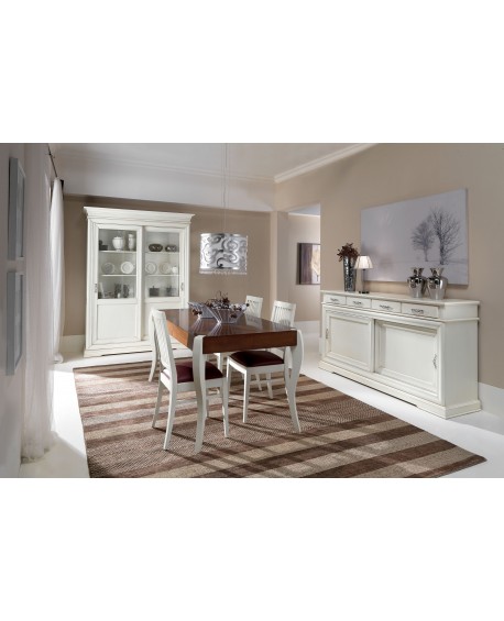 SALA COMPLETA IN LEGNO MASSELLO VARI COLORI