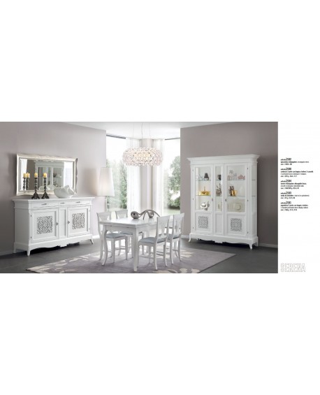 SALA COMPLETA IN LEGNO MASSELLO VARI COLORI