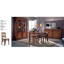 SALA COMPLETA IN LEGNO MASSELLO VARI COLORI