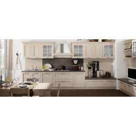 AISHA Cocina clásica puerta de madera ASH 3,60 MT