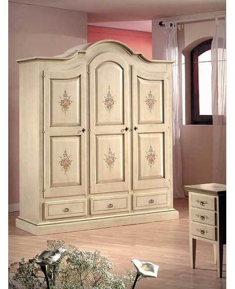 ARMADIO DECORTAO IN LEGNO MASSELLO