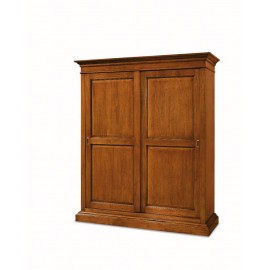 armadio ante scorrevoli in legno massello