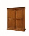 armadio ante scorrevoli in legno massello