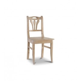 SEDIA IN LEGNO DI ABETE NATURALE