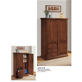 DISPENSA IN LEGNO MASSELLO VARI COLORI L 111 P 45 H 163