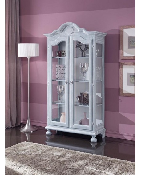 vetrina legno massello vari colori