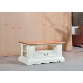 Tavolino per salotto LEGNO MASSELLO BICOLORE- codluis 1024