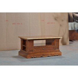 TAVOLINO BASSO DA SALOTTO IN LEGNO MASSELLO