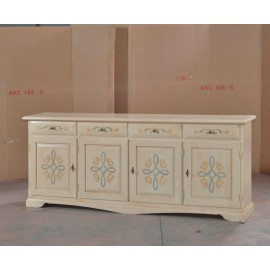 DRESSER WOOD DECORATED WITH IVORY brushed - codluis 1041