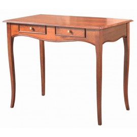 Escritorio de madera color nogal CONSOLA - codluis 1124