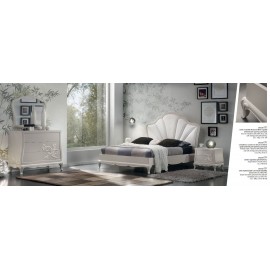 CAMERA DA LETTTO COMPLETA - LETTO COMO 2 COMODINI SPECCHIO