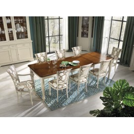 TAVOLO 200X100 O 160X100 ALLUNGABILE LEGNO MASSELLO