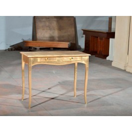 CONSOLA escritorio de madera acabado en oro - codluis 1127