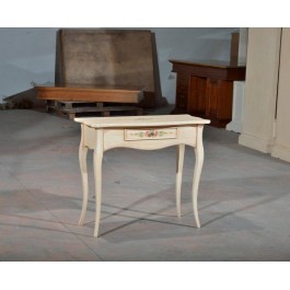 TABLE CONSOLE EN BOIS AVEC IVORY Coated DECORE - codluis 1129