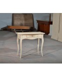 TABLE CONSOLE EN BOIS AVEC IVORY Coated DECORE - codluis 1129