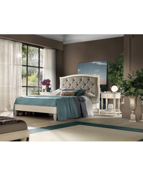 LETTO MATRIMONIALE IN LEGNO MASSELLO