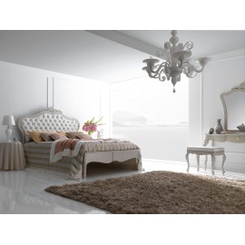 LETTO MATRIMONIALE IN LEGNO MASSELLO