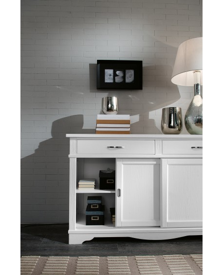 GLAUBE LAND DER PROVENCE grau lackiert - VENETO MASSIVHOLZ HOLZ