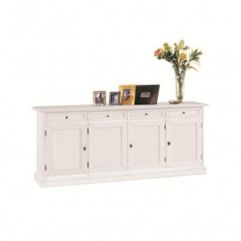 DRESSER WOOD-BASED MOBILE WOOD MATT WHITE - codluis 306