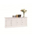 DRESSER WOOD-BASED MOBILE WOOD MATT WHITE - codluis 306