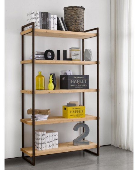 LIBRERIA IN LEGNO DI ABETE