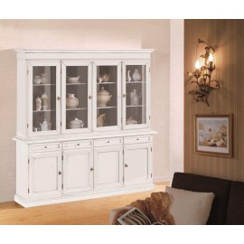 CRISTALLIERA Dekorateur + LIFT MIT MATT WEISS - HOLZ - codluis 307