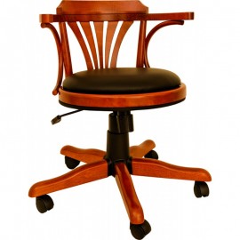 SILLA DE MADERA DE GIRO