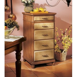 Tagliere a 4 cassetti con piano apribile