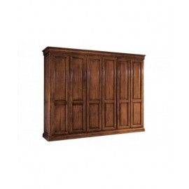 Armadio 6 ante con cassettiera L.289 P.60 H.247