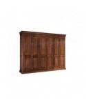 Armadio 6 ante con cassettiera L.289 P.60 H.247