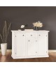 DRESSER gabinete de madera de color blanco mate - codluis 329