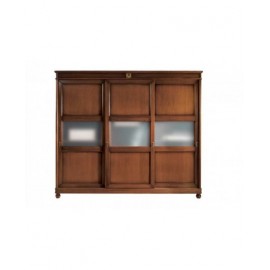 Armadio 3 ante scorrevoli (predisposte per vetro centrale) L.285 P.66 H.250