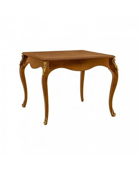 Tavolo Quadrato Allungabile 100X100 H.80cm. (c/1 Allunga cenrale da cm.40)