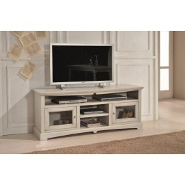 SOPORTE TV de madera gris Revestido - 349 codluis