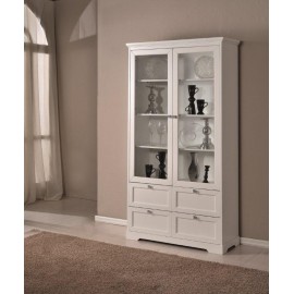 Ventana moderna de madera pintada BRILLANTE BLANCO - 359 codluis