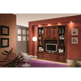 MADERA DE PARED DE VIDA BIBLIOTECA