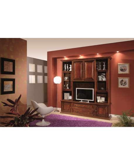 MADERA DE PARED DE VIDA BIBLIOTECA