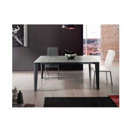 Tavolo vetro grigio   160x90 2 all. cm.50