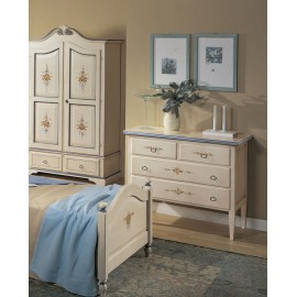 como in legno massello DECORATO A MANO vari colori