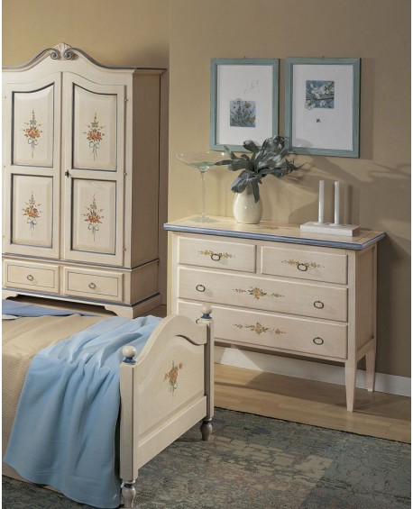 como in legno massello DECORATO A MANO vari colori