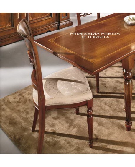 SEDIA FRESIA GAMBA TORNITA RIGATA SOLO FUSTO