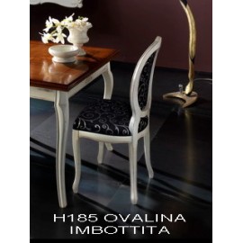 SEDIA OVALINA CON INTAGLIO SOLO FUSTO