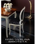 SEDIA OVALINA CON INTAGLIO SOLO FUSTO