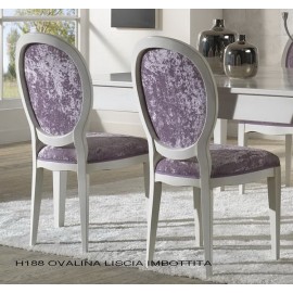 SEDIA OVALINA GAMBA SPILLO SOLO FUSTO