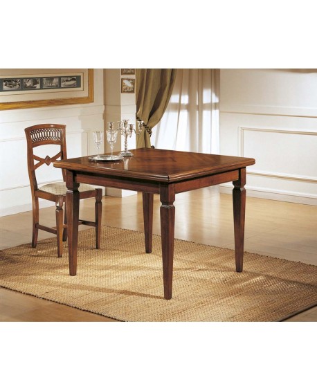 TAVOLO RETT. ALL. SPINAPESCE CON FILETTO E 2 ALL. DA 40 170X90 G.SPILLO