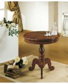 TAVOLINO ROTONDO CON FILETTO NOCE DIAM.70 H.74